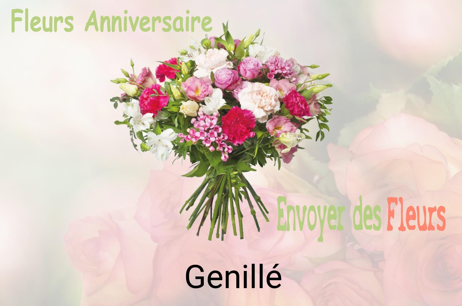 Bouquet de fleurs d’anniversaire livré à Genillé